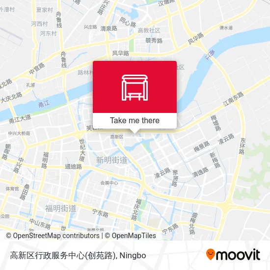 高新区行政服务中心(创苑路) map