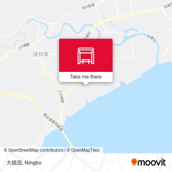 大礁面 map