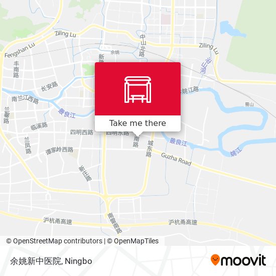 余姚新中医院 map