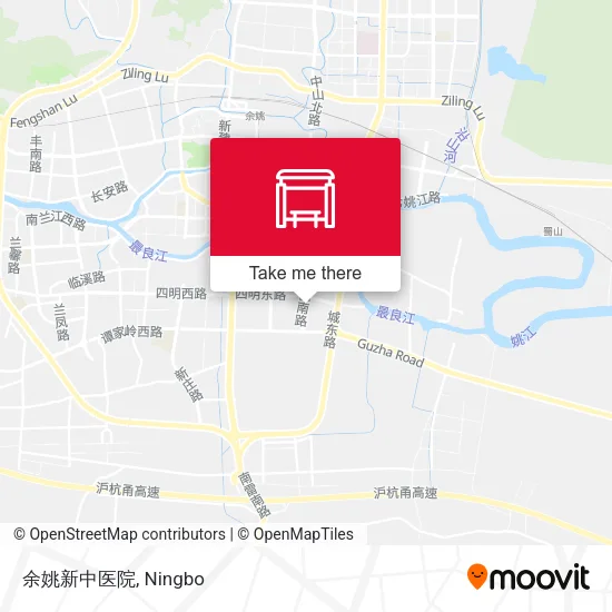 余姚新中医院 map