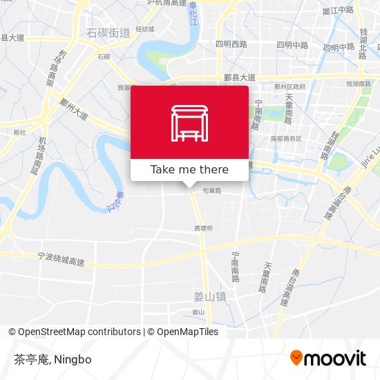 茶亭庵 map