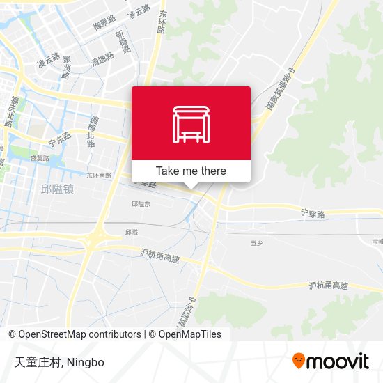 天童庄村 map