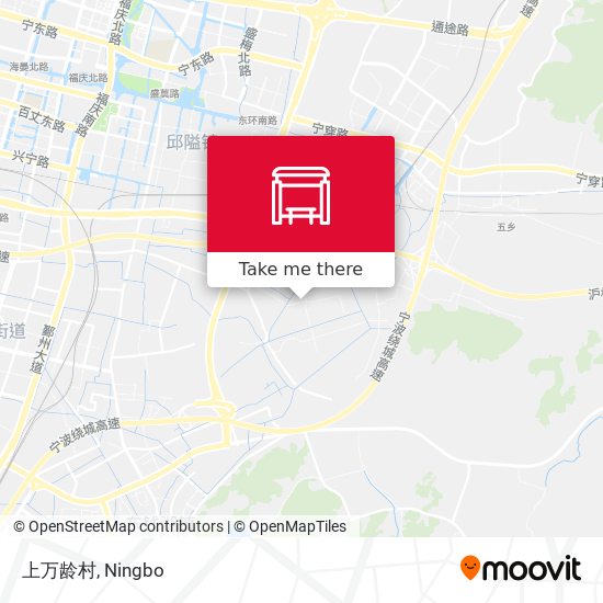 上万龄村 map