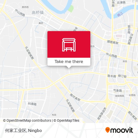 何家工业区 map