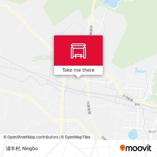 浦丰村 map