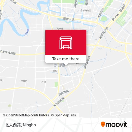 北大西路 map