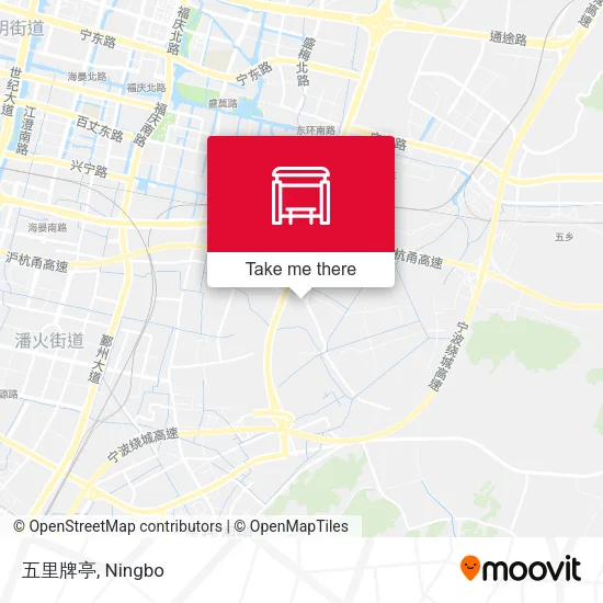 五里牌亭 map