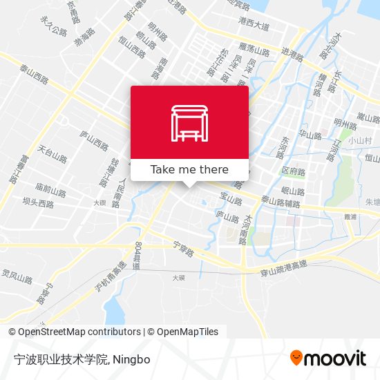 宁波职业技术学院 map