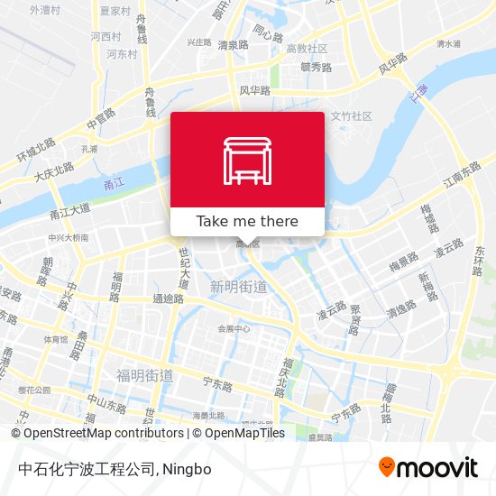 中石化宁波工程公司 map