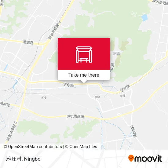 雅庄村 map