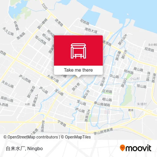 自来水厂 map