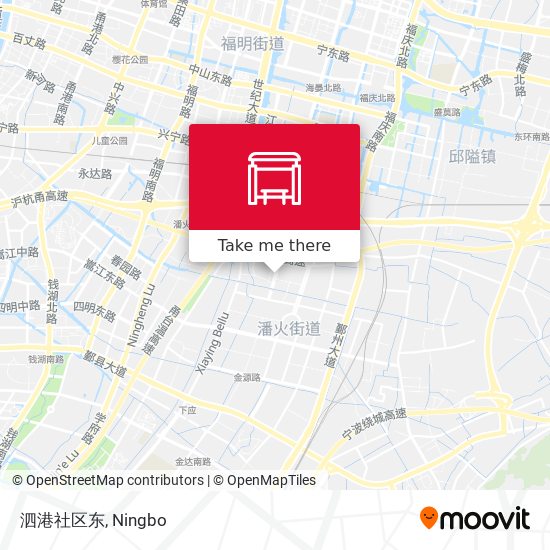 泗港社区东 map