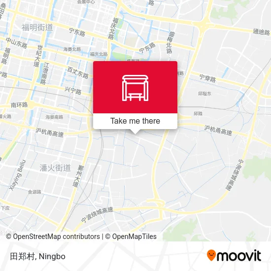 田郑村 map