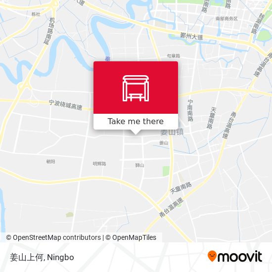 姜山上何 map