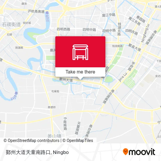 鄞州大道天童南路口 map
