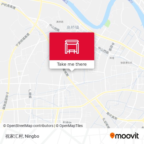 祝家汇村 map