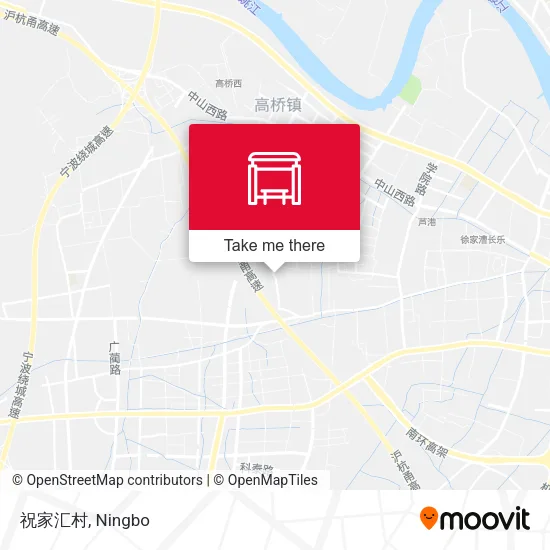 祝家汇村 map