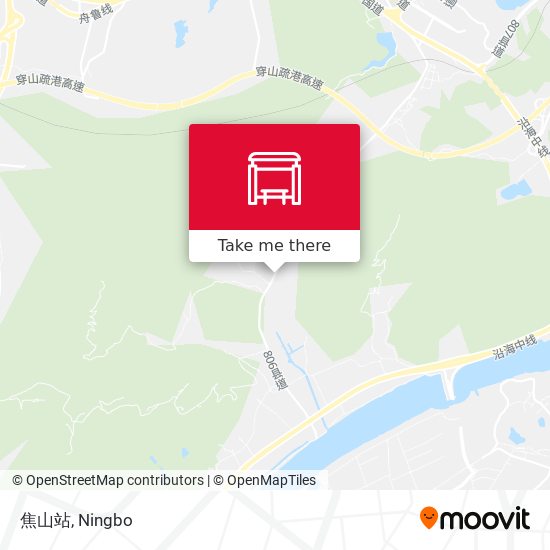 焦山站 map