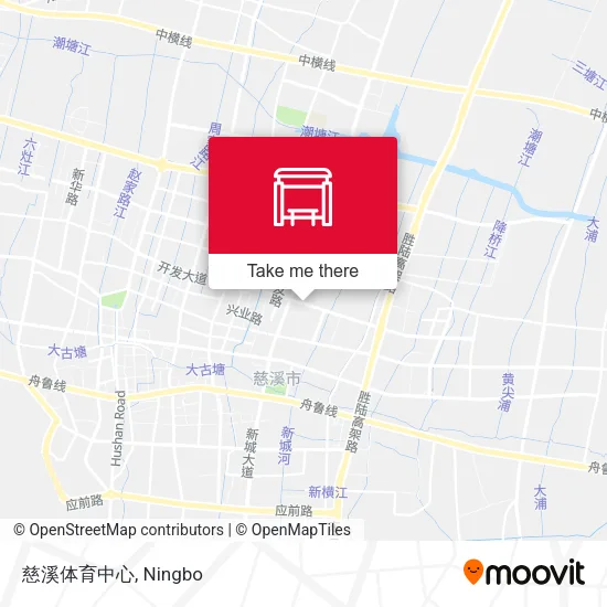 慈溪体育中心 map