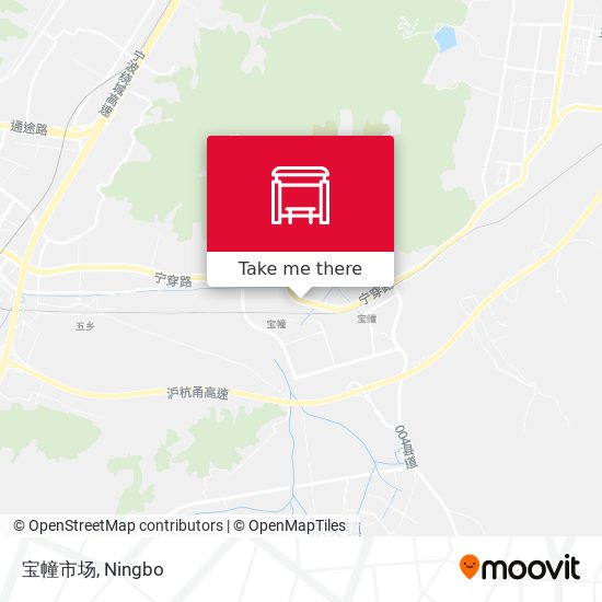 宝幢市场 map