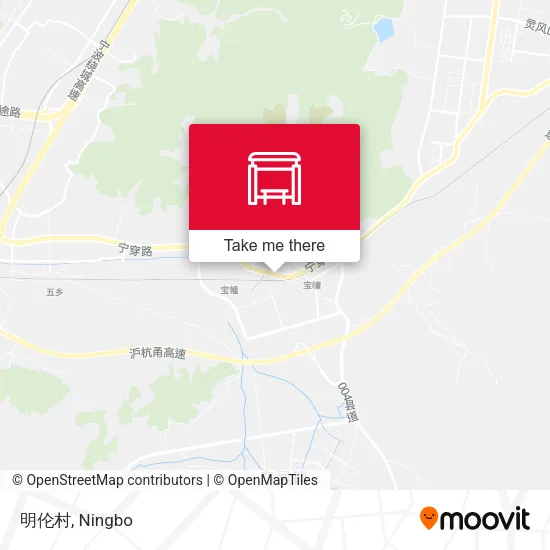 明伦村 map