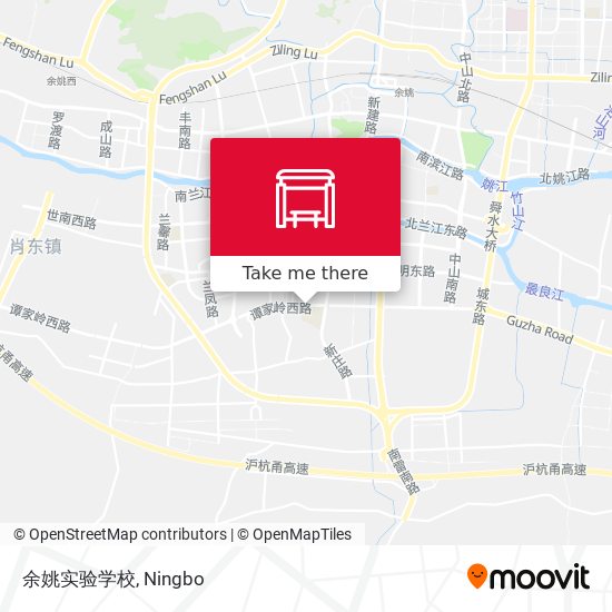 余姚实验学校 map