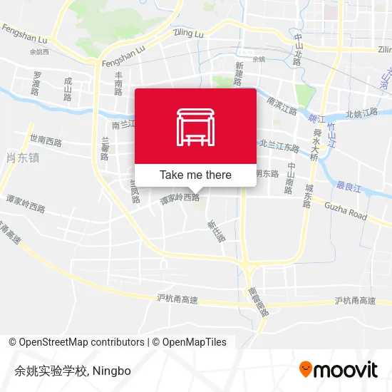 余姚实验学校 map