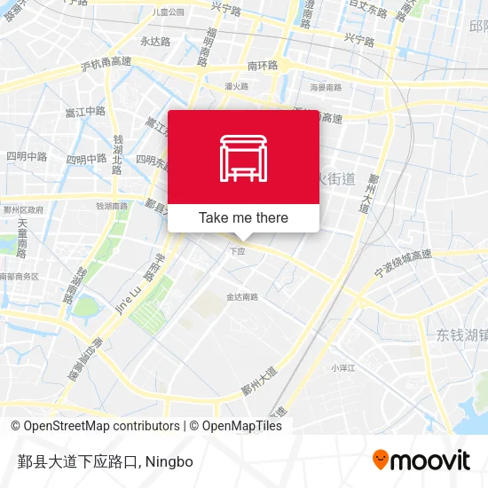 鄞县大道下应路口 map