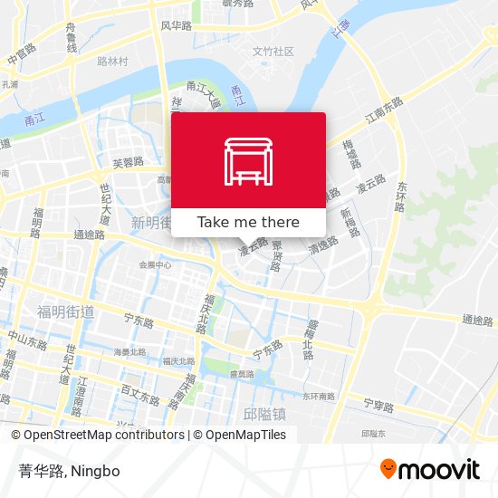 菁华路 map
