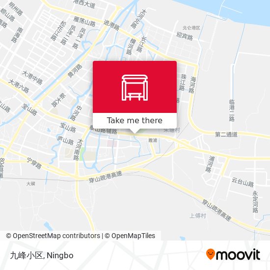 九峰小区 map