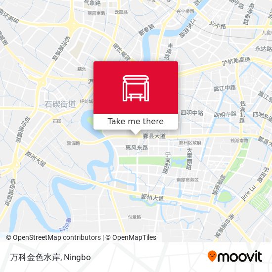 万科金色水岸 map