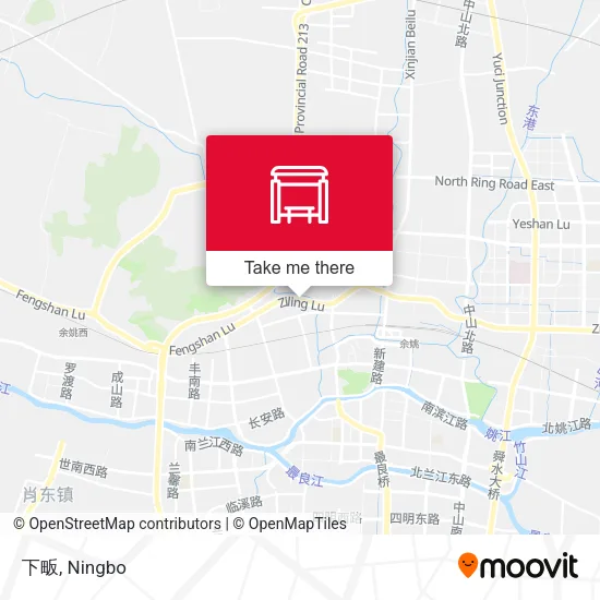 下畈 map