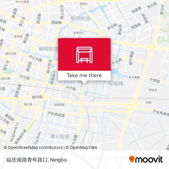 福庆南路青年路口 map