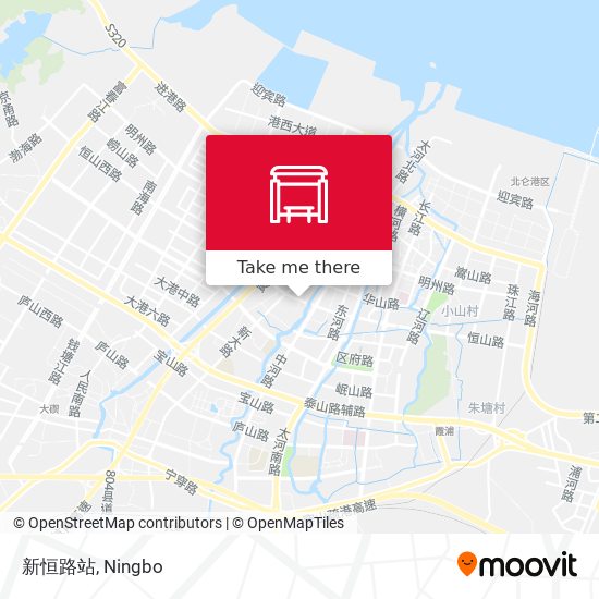 新恒路站 map
