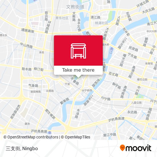 三支街 map