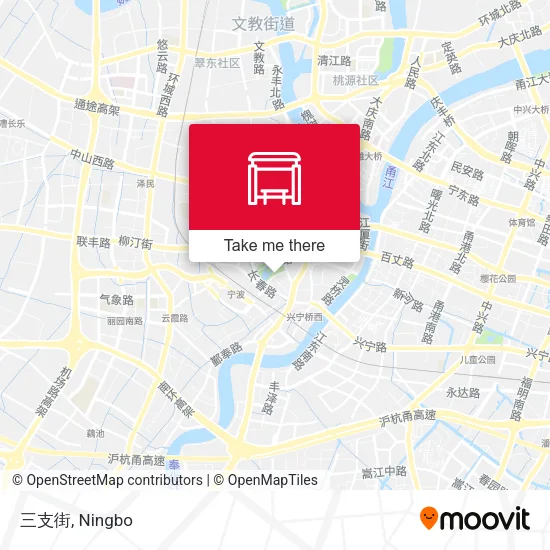 三支街 map