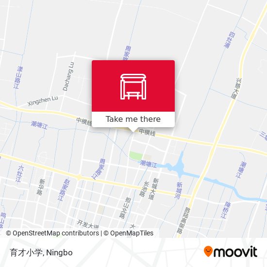 育才小学 map
