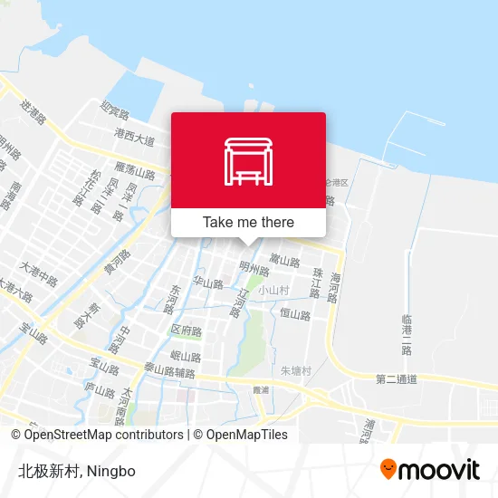北极新村 map