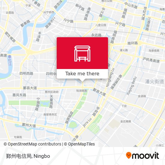 鄞州电信局 map