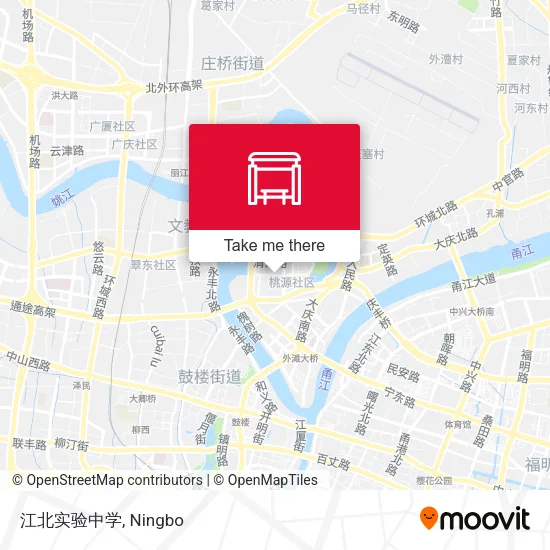 江北实验中学 map