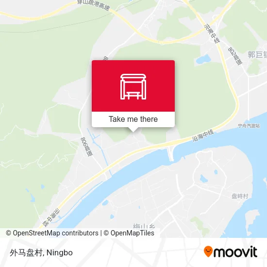 外马盘村 map