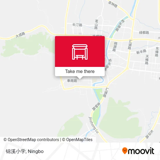 锦溪小学 map