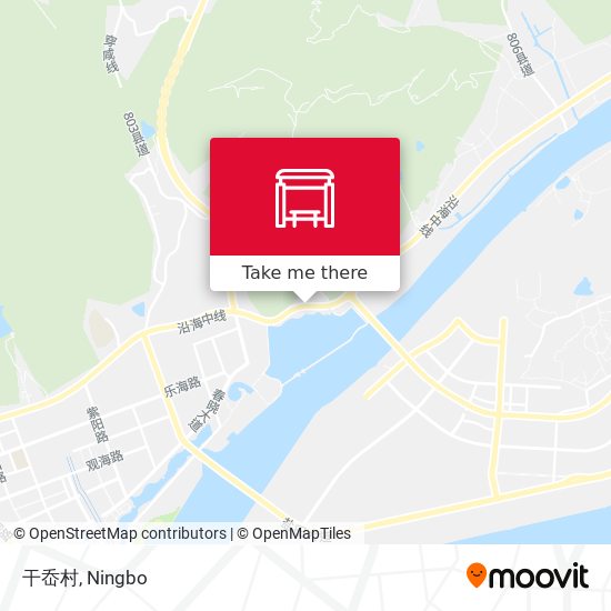 干岙村 map