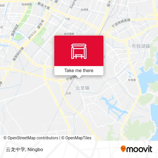 云龙中学 map