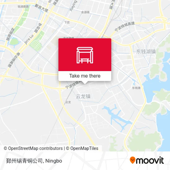 鄞州锡青铜公司 map