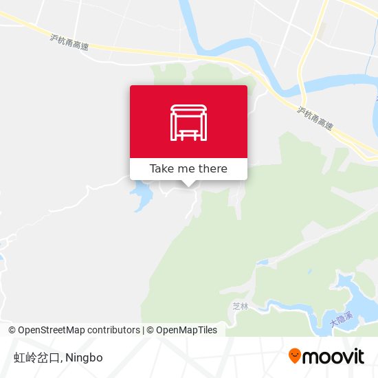 虹岭岔口 map
