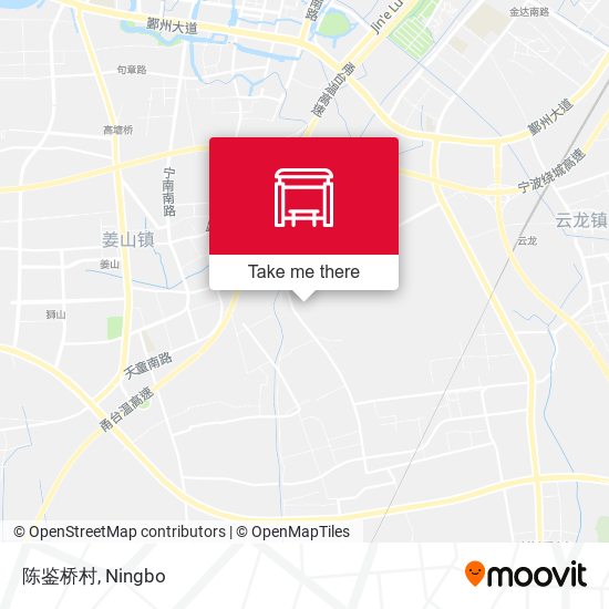 陈鉴桥村 map