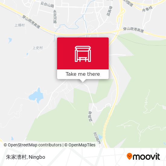 朱家漕村 map