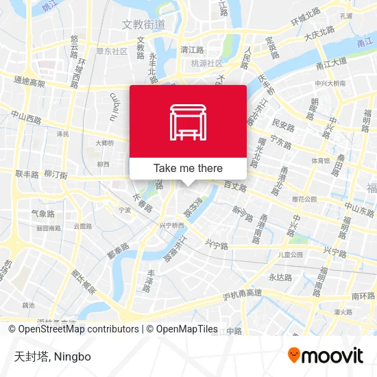 天封塔 map