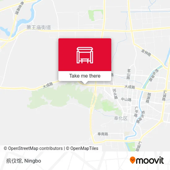 殡仪馆 map